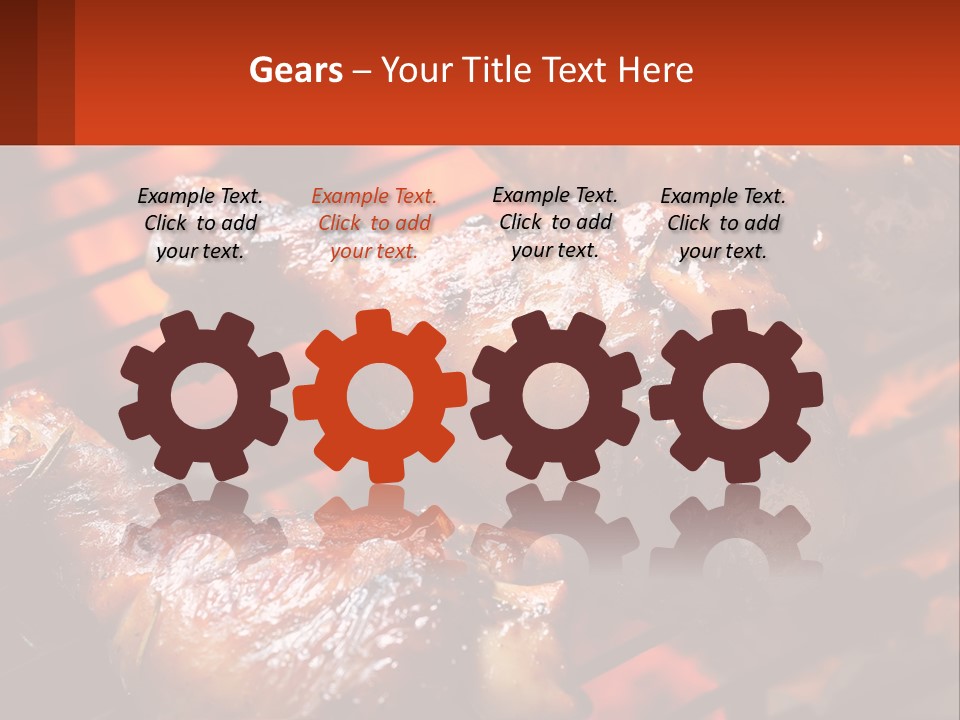 Standing Pensioner Old PowerPoint Template