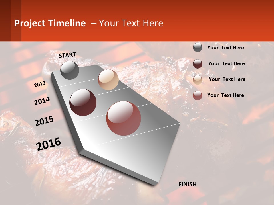 Standing Pensioner Old PowerPoint Template