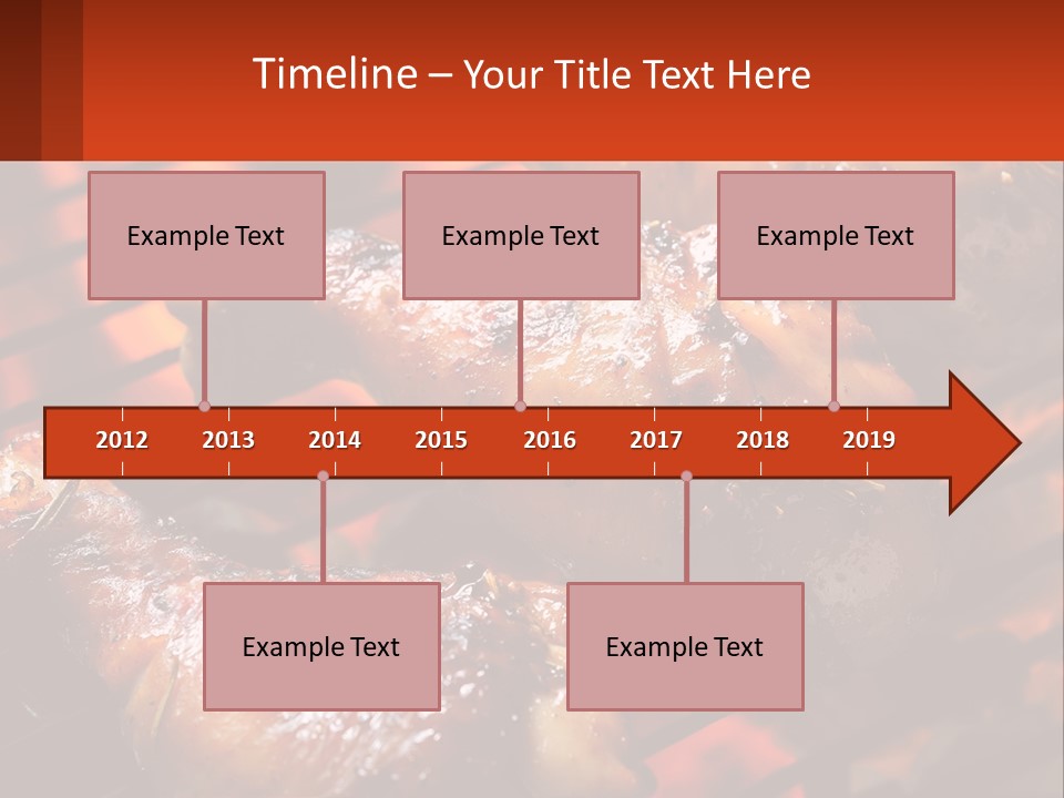 Standing Pensioner Old PowerPoint Template