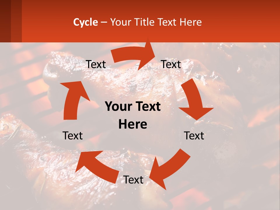 Standing Pensioner Old PowerPoint Template