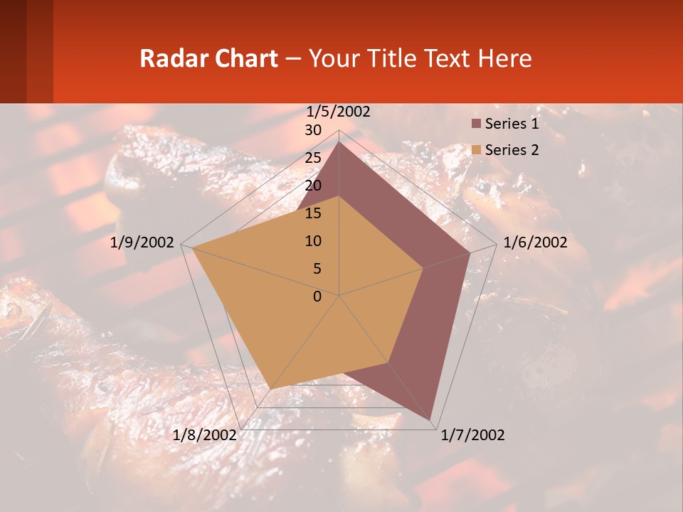 Standing Pensioner Old PowerPoint Template
