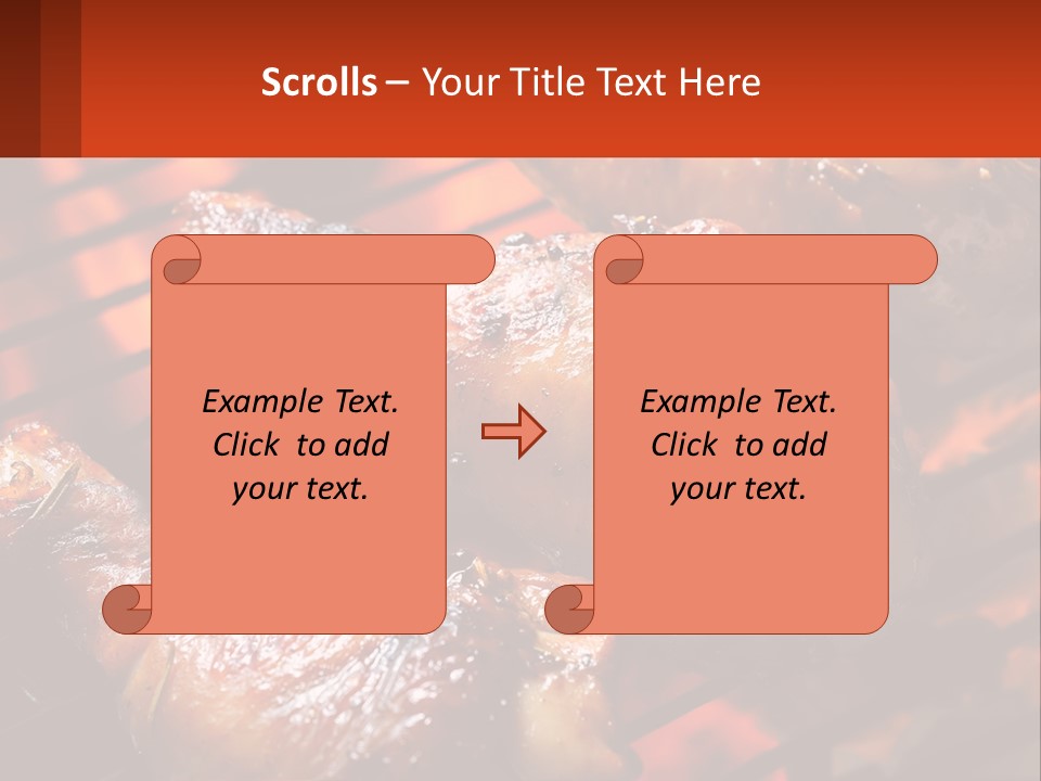 Standing Pensioner Old PowerPoint Template