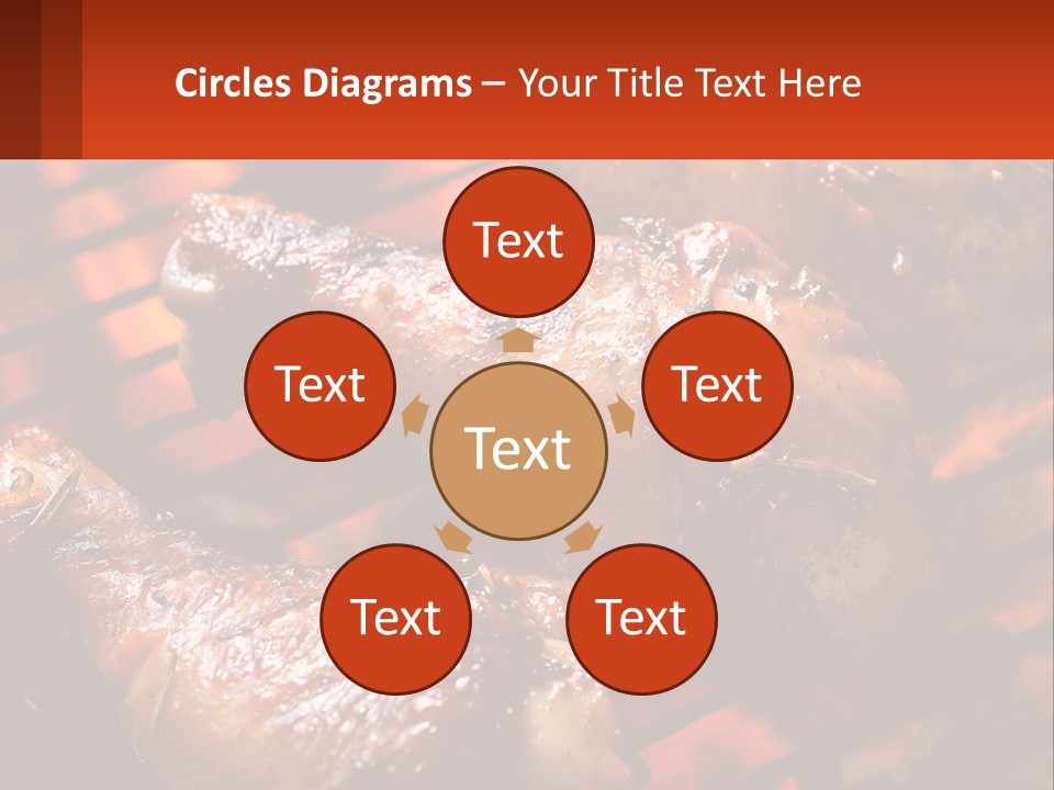 Standing Pensioner Old PowerPoint Template