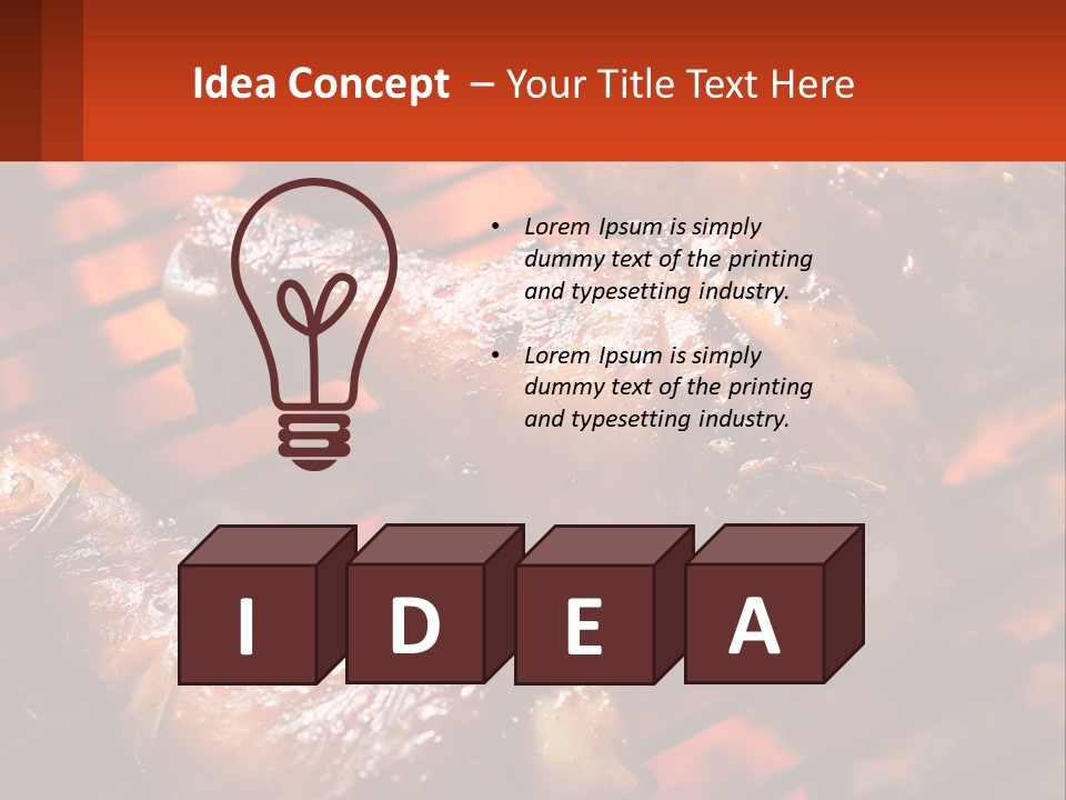 Standing Pensioner Old PowerPoint Template