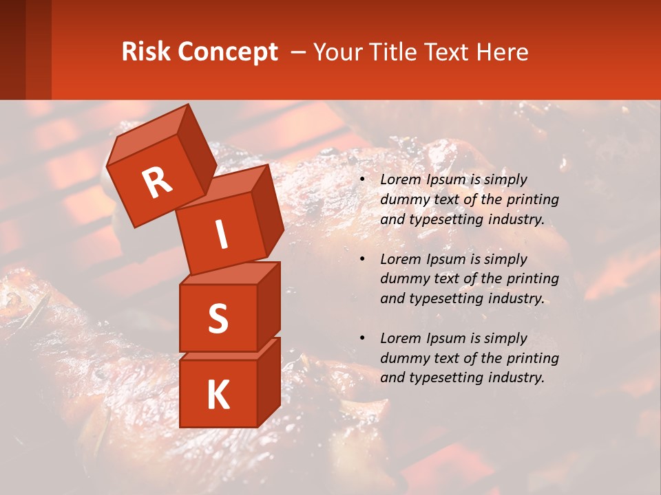 Standing Pensioner Old PowerPoint Template