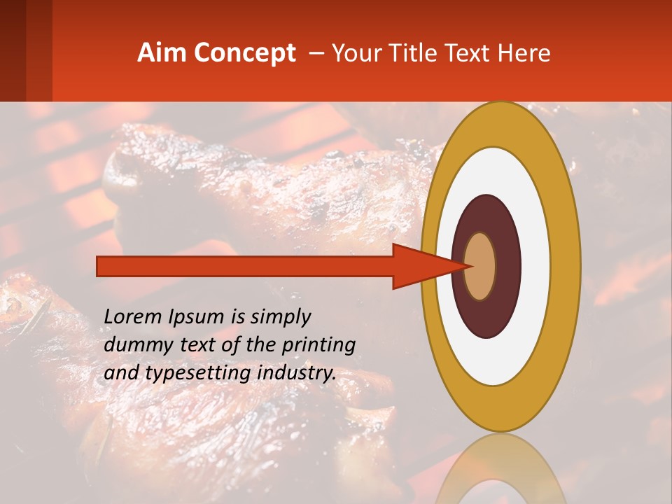 Standing Pensioner Old PowerPoint Template