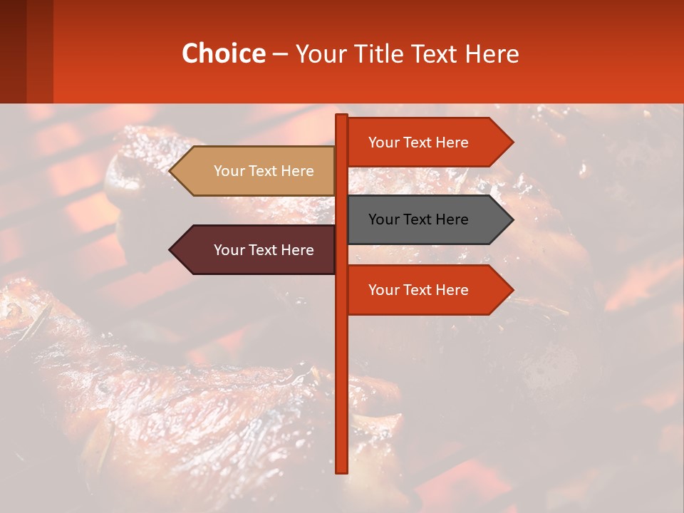 Standing Pensioner Old PowerPoint Template