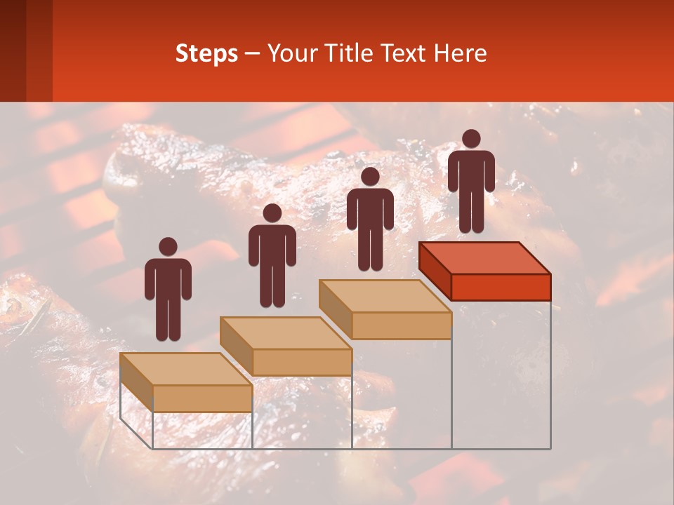 Standing Pensioner Old PowerPoint Template