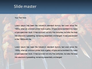 White Elderly Senior PowerPoint Template