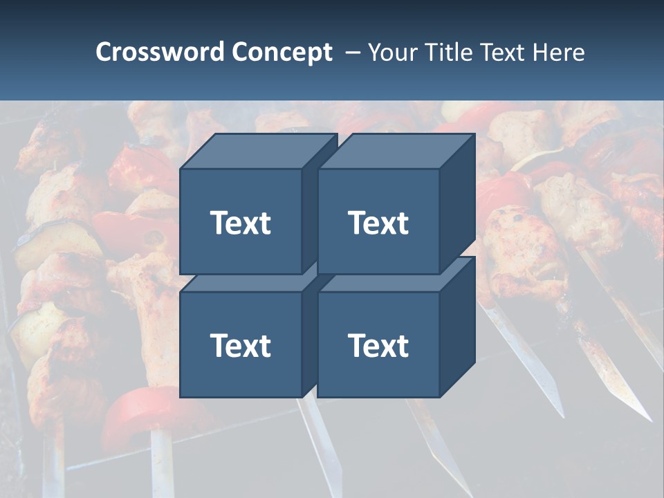 White Elderly Senior PowerPoint Template