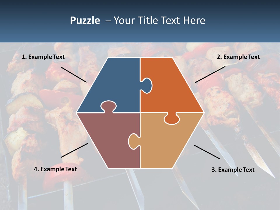 White Elderly Senior PowerPoint Template