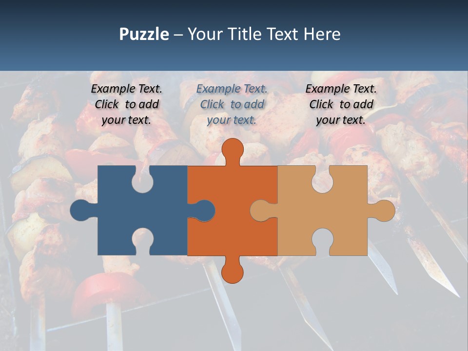 White Elderly Senior PowerPoint Template