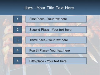 White Elderly Senior PowerPoint Template