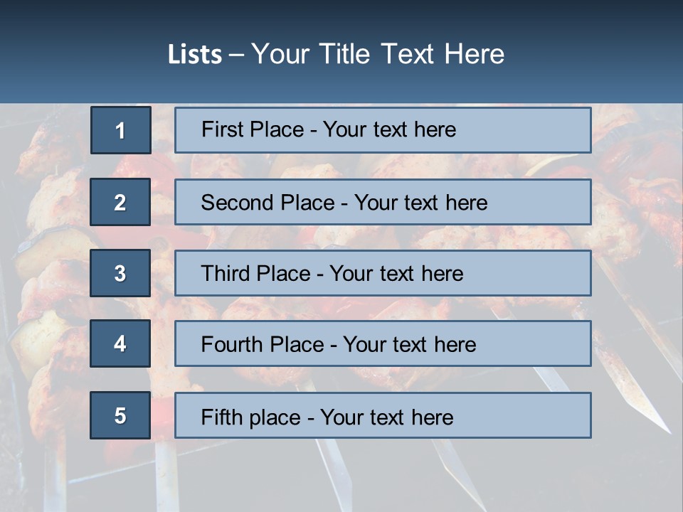 White Elderly Senior PowerPoint Template