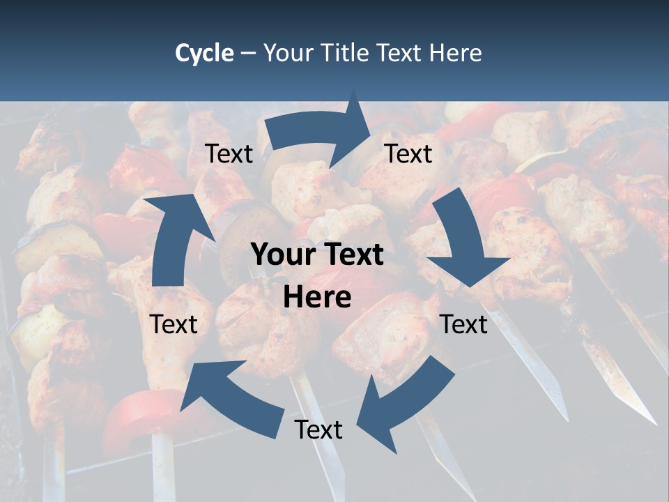 White Elderly Senior PowerPoint Template