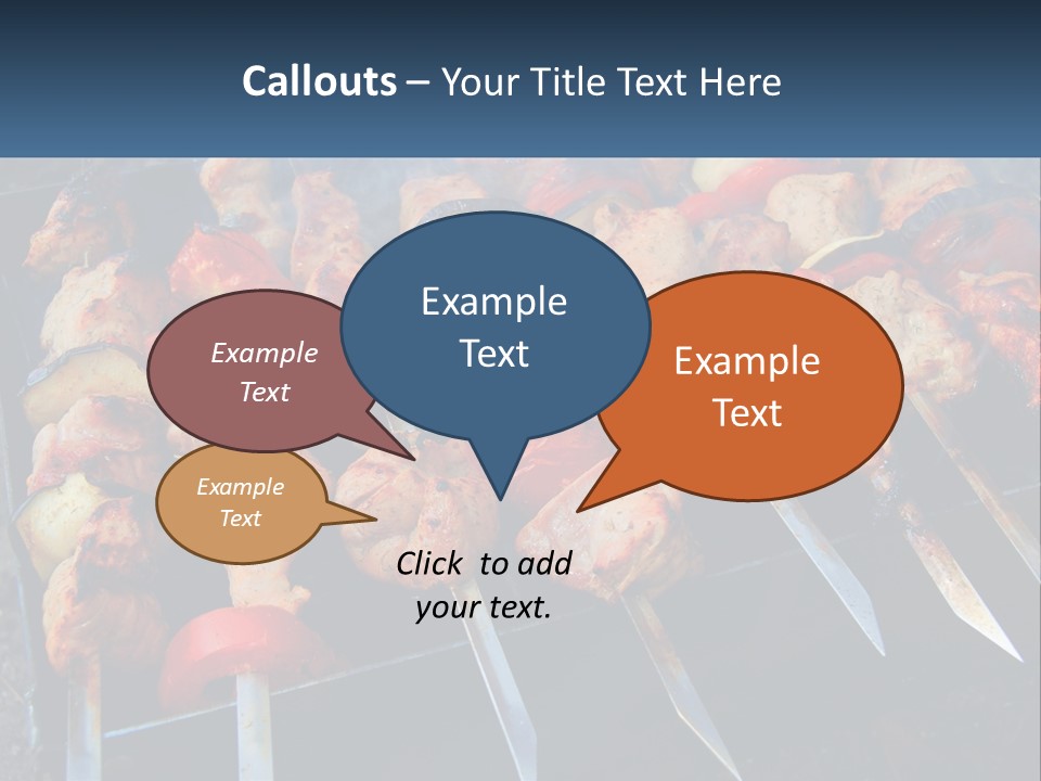 White Elderly Senior PowerPoint Template