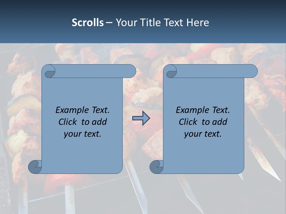 White Elderly Senior PowerPoint Template