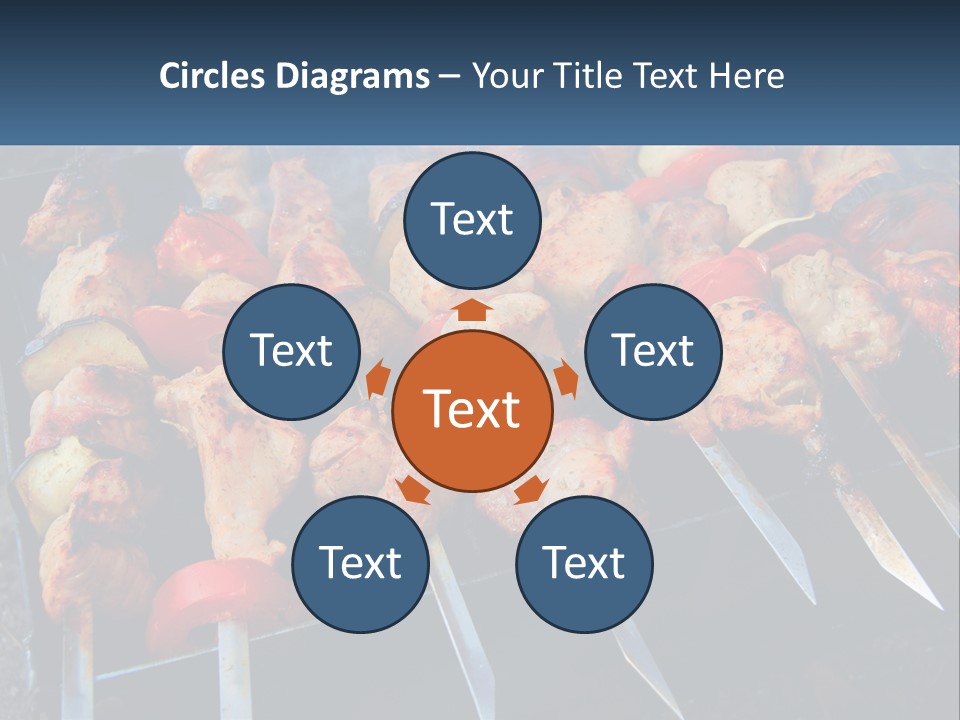 White Elderly Senior PowerPoint Template