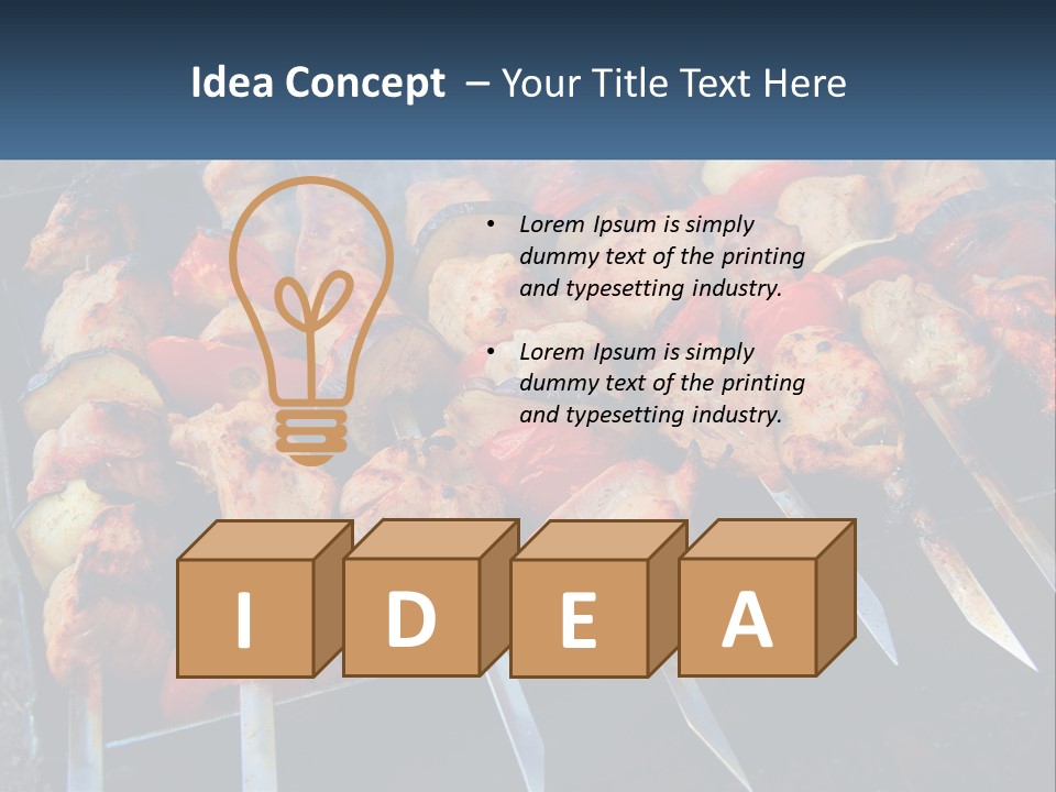 White Elderly Senior PowerPoint Template