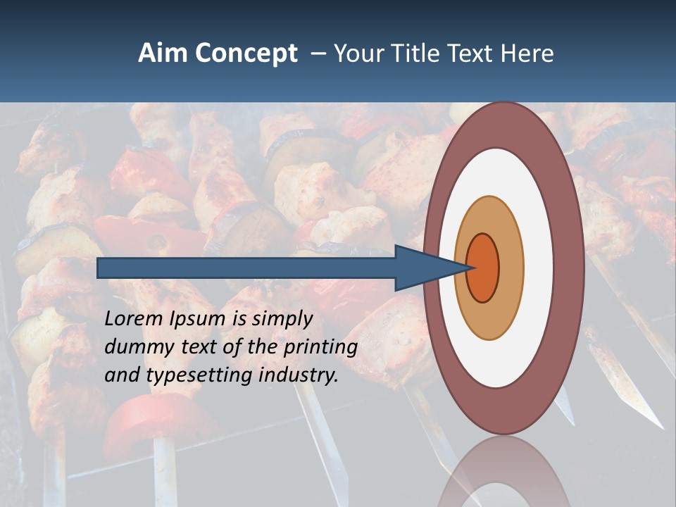 White Elderly Senior PowerPoint Template