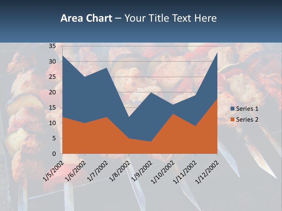 White Elderly Senior PowerPoint Template