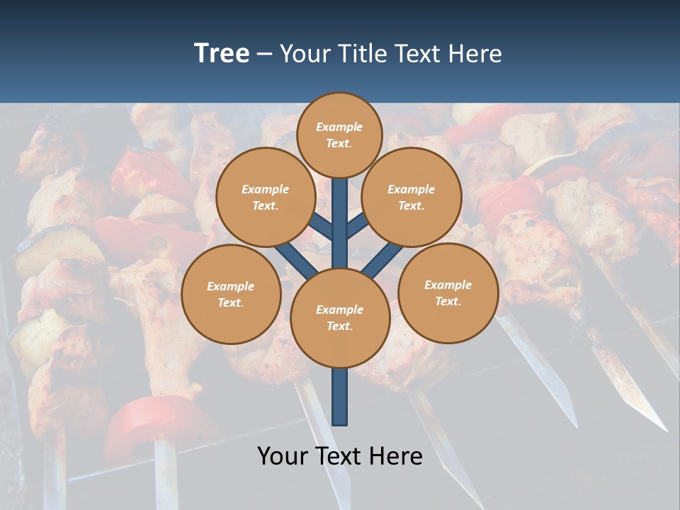 White Elderly Senior PowerPoint Template