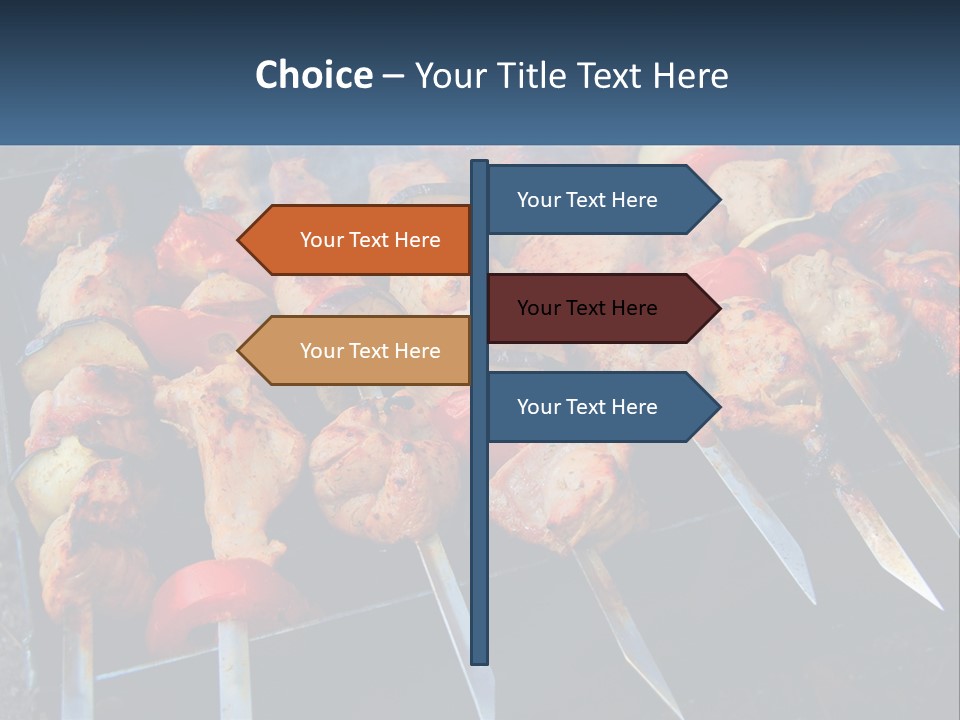 White Elderly Senior PowerPoint Template