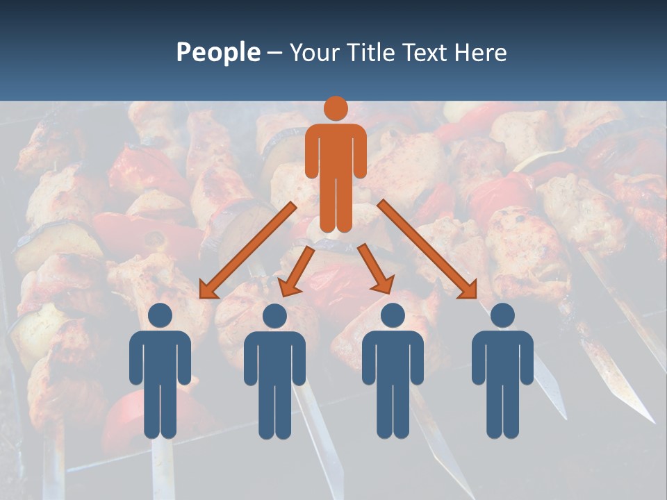 White Elderly Senior PowerPoint Template