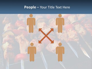 White Elderly Senior PowerPoint Template