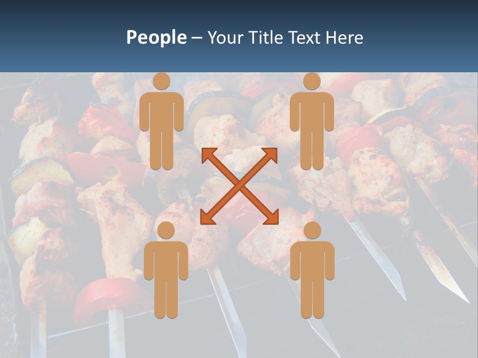 White Elderly Senior PowerPoint Template