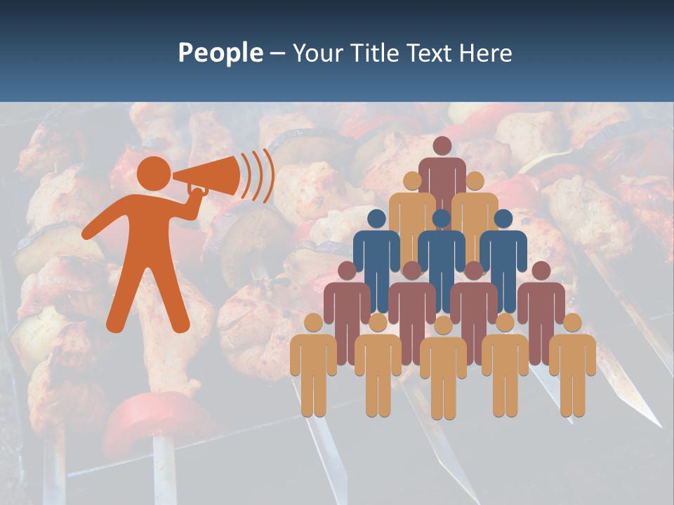 White Elderly Senior PowerPoint Template