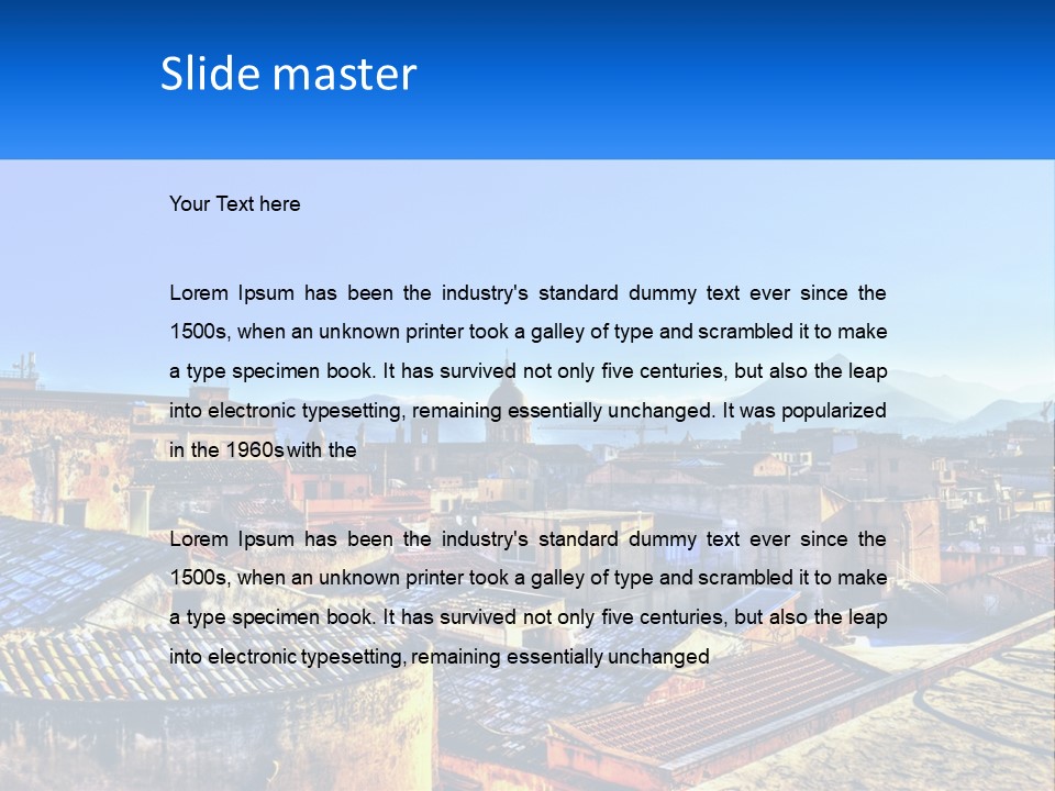 Coast Single Parent PowerPoint Template