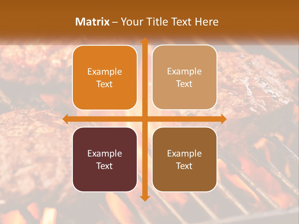 Family Peaceful Senior PowerPoint Template