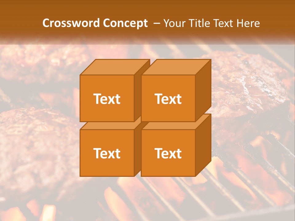Family Peaceful Senior PowerPoint Template