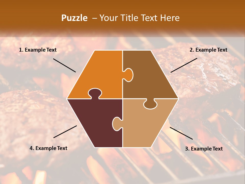 Family Peaceful Senior PowerPoint Template