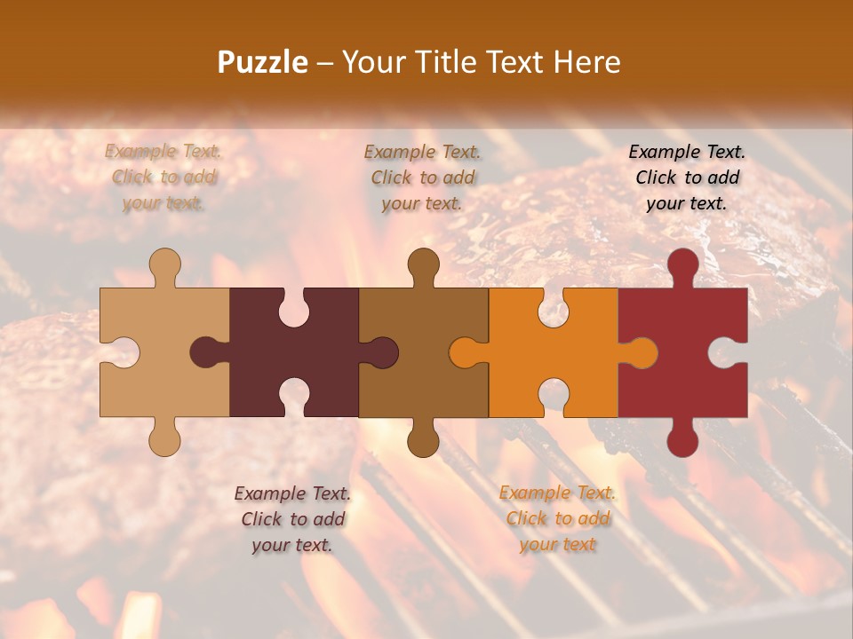 Family Peaceful Senior PowerPoint Template