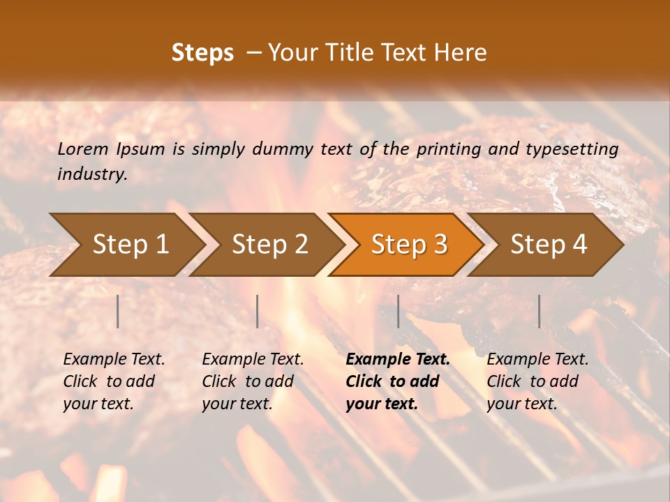 Family Peaceful Senior PowerPoint Template