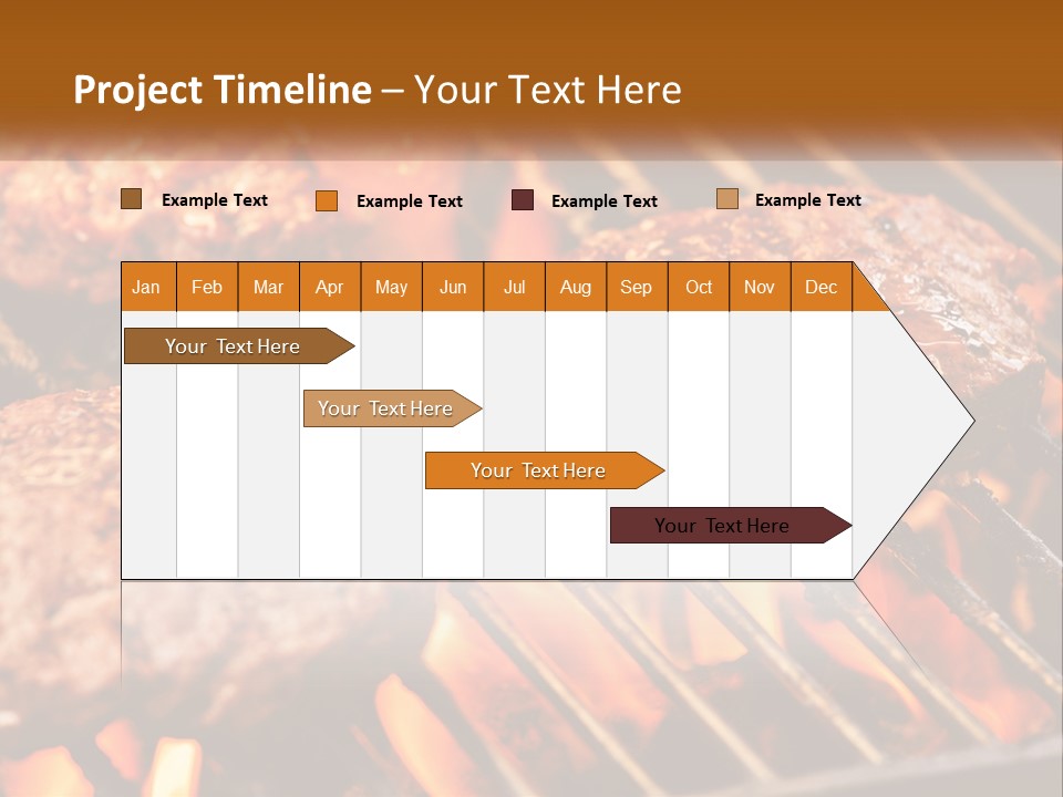 Family Peaceful Senior PowerPoint Template
