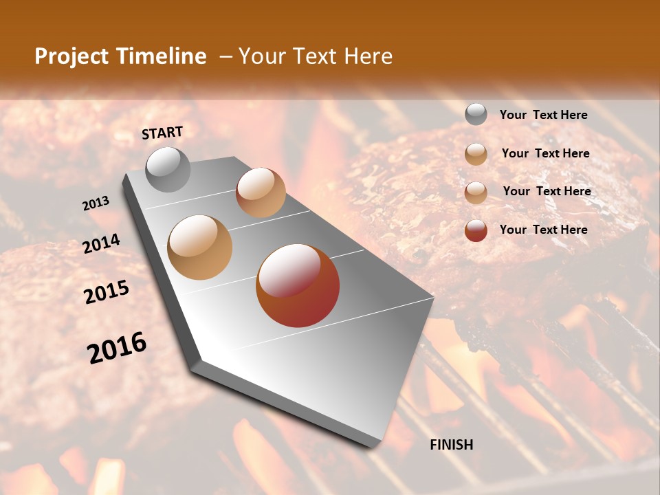 Family Peaceful Senior PowerPoint Template