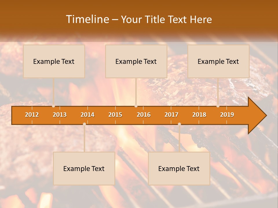 Family Peaceful Senior PowerPoint Template