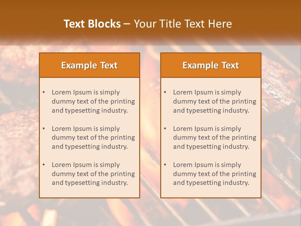 Family Peaceful Senior PowerPoint Template