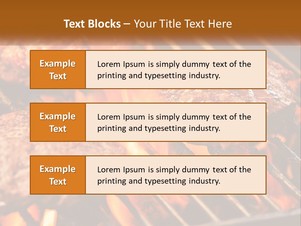 Family Peaceful Senior PowerPoint Template