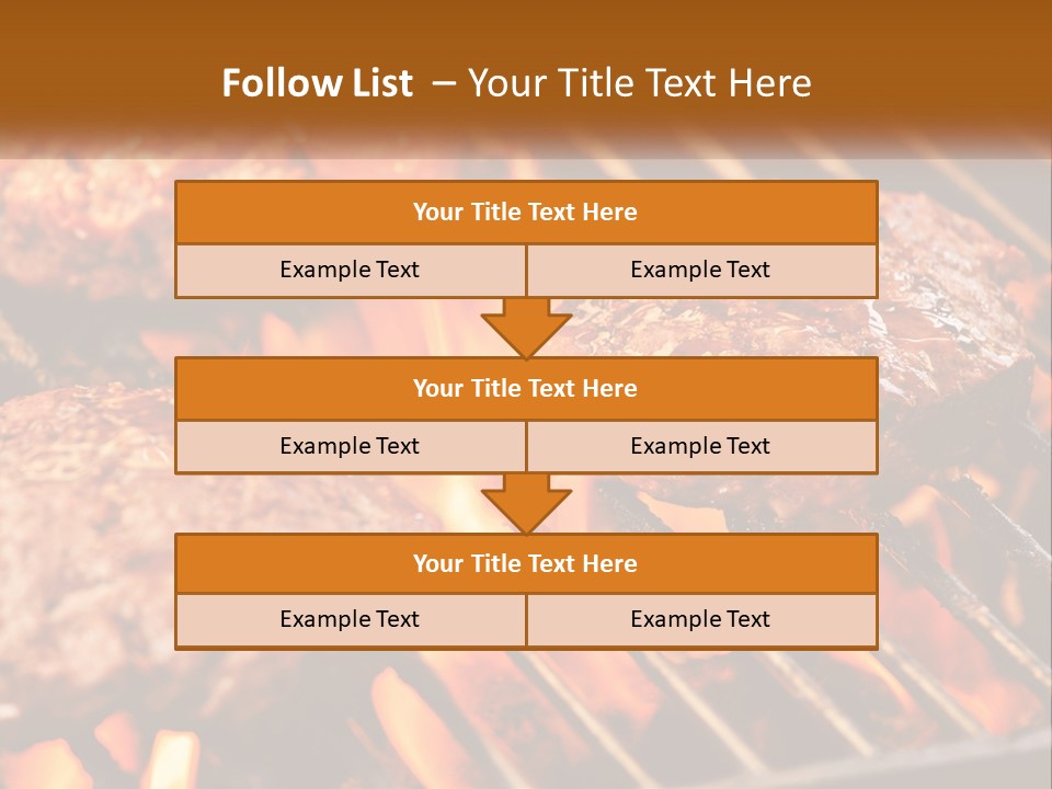 Family Peaceful Senior PowerPoint Template