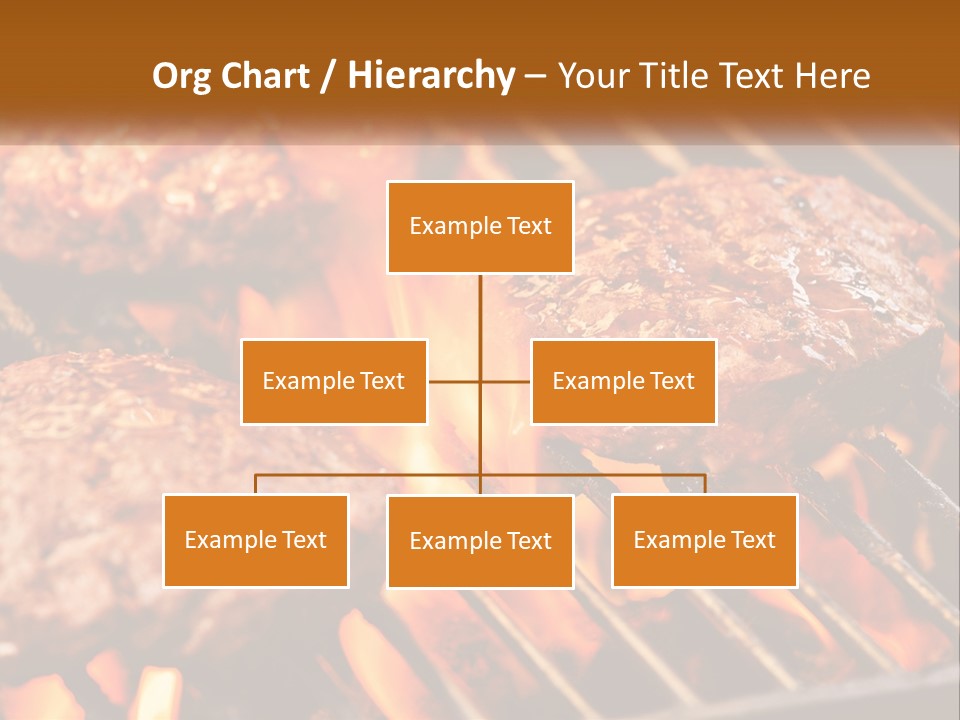 Family Peaceful Senior PowerPoint Template