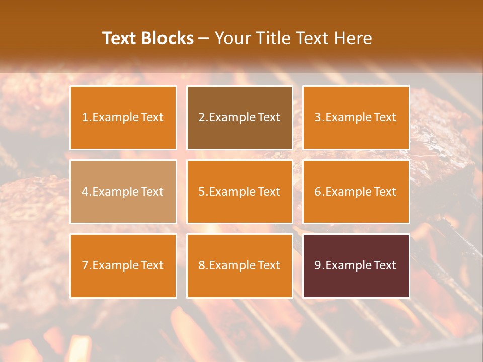 Family Peaceful Senior PowerPoint Template