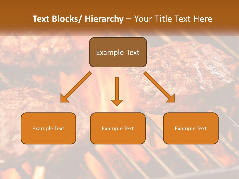 Family Peaceful Senior PowerPoint Template