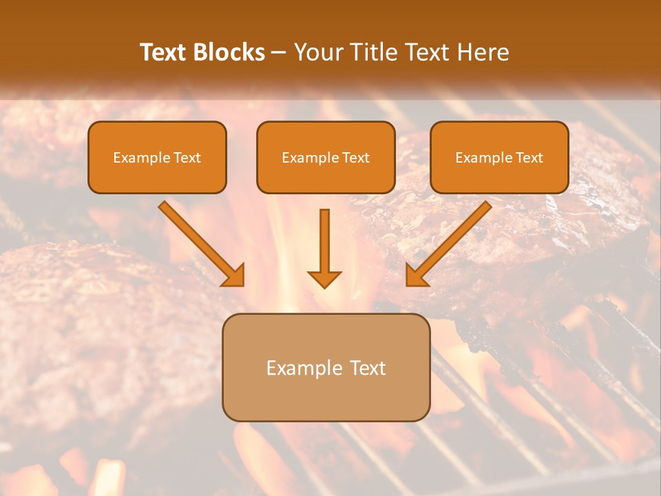 Family Peaceful Senior PowerPoint Template