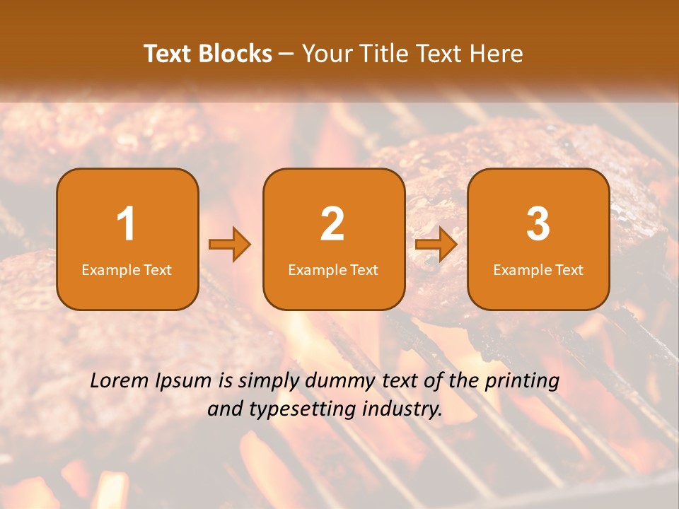 Family Peaceful Senior PowerPoint Template