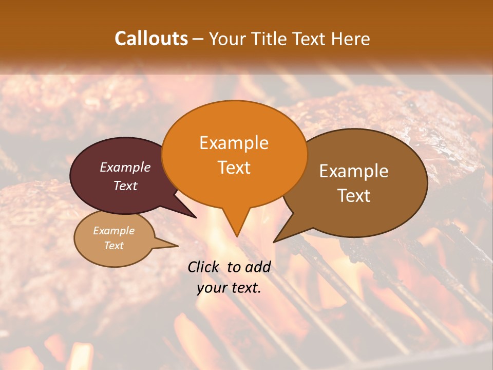 Family Peaceful Senior PowerPoint Template