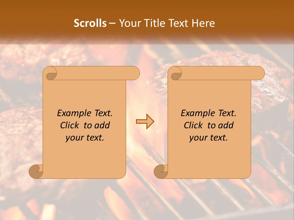 Family Peaceful Senior PowerPoint Template
